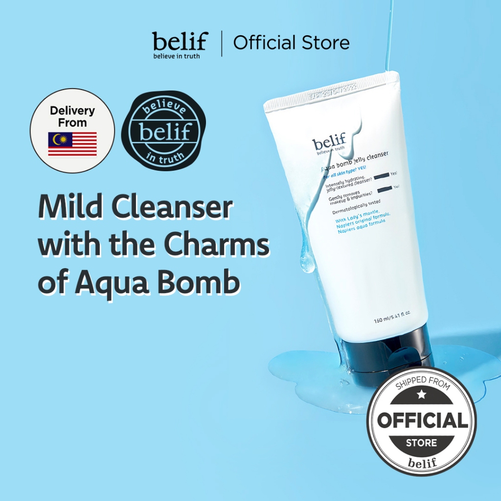 Belif aqua store bomb jelly cleanser