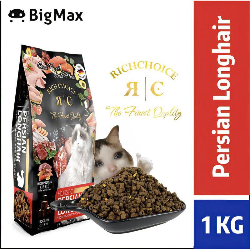Rich Choice Holistic Persian Longhair Cat Food / Makanan Kucing 1kg ...