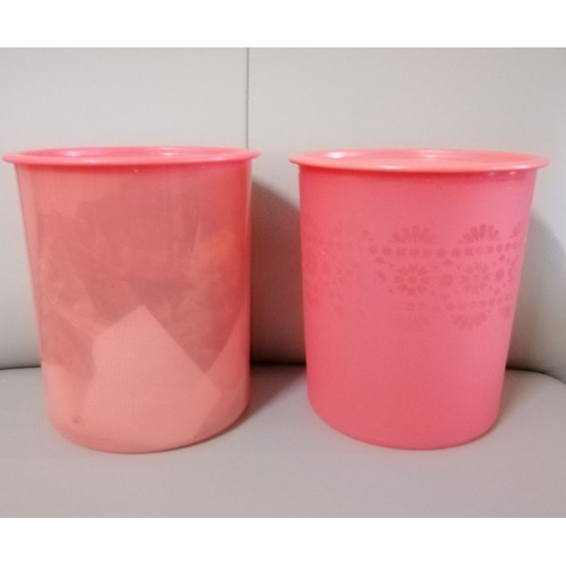Tupperware Limited Edition One Touch Canister Medium 3L Peach Color1no ...
