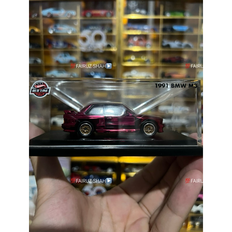 Hot Wheels RLC – BMW M3 E30 1991 – 1/64 Spectraflame Rouge – Neuf