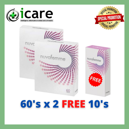 NUVAFEMME TABLETS 60'S x 2 FREE 10'S ( EXP DATE : 12/2024 ) | Shopee ...