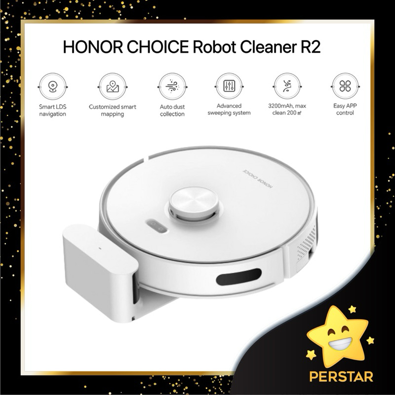 [ MY SET ] HONOR CHOICE Robot Cleaner R2 MAX 2700Pa Powerful Suction ...