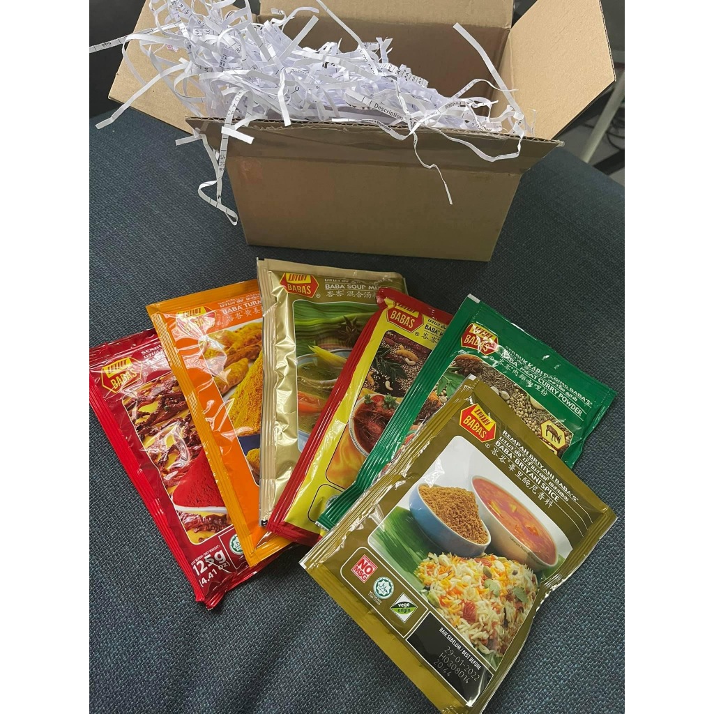 BABA'S mixes and powder 125g ( rasam , sambar , coriander , kurma ...