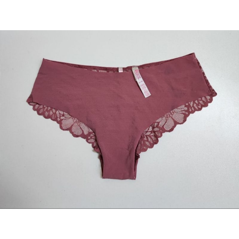 Victoria Secret PINK Underwear Authentic Women Laced Panties Briefs New  with Tag