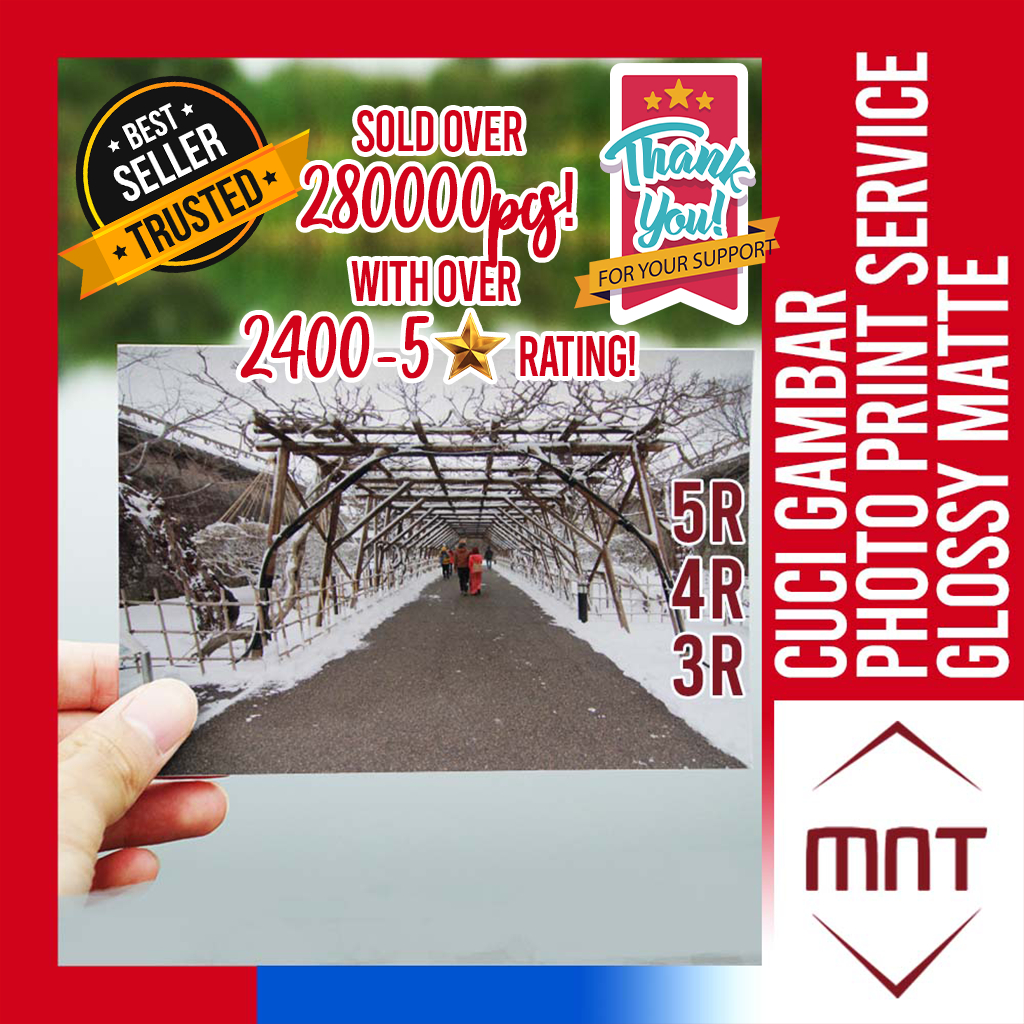 [MNT][No Minimum] 3R 4R 5R P-Size 2.1 Inch x 3.4 Inch Photo Paper Free ...
