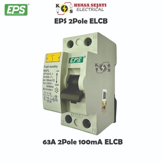 EPS 2Pole 4Pole ELCB RCCB [ 25A/40A/63A/100A ] , ( 10MA/30MA/100MA ...