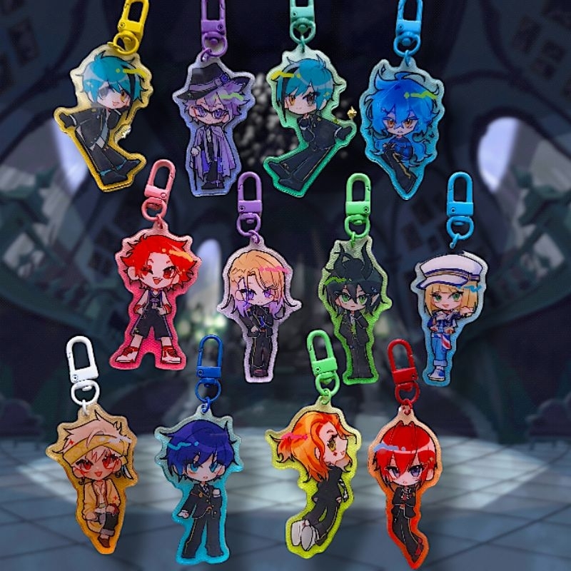 Twisted Wonderland Keychains! Shopee Malaysia