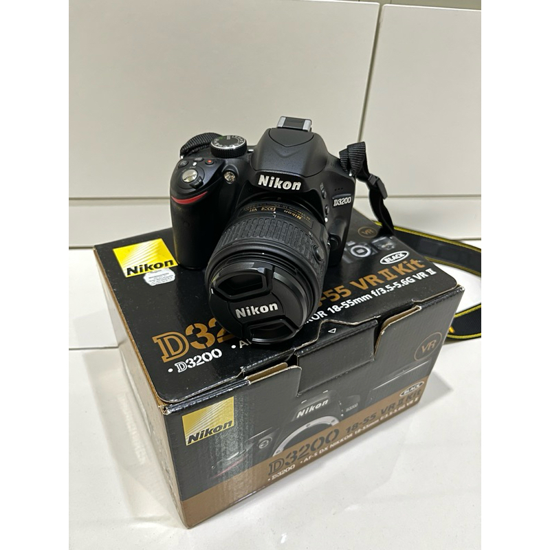 (USED) Nikon D3200 DSLR Camera + 1855mm kit Shopee Malaysia