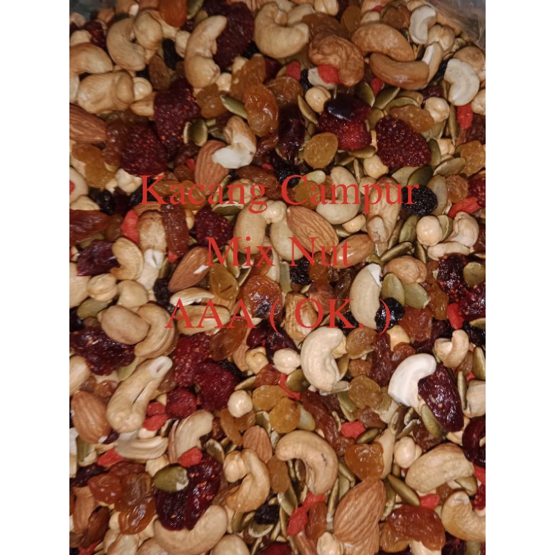 Kacang Campur Mix Nut Aaa Ok Shopee Malaysia