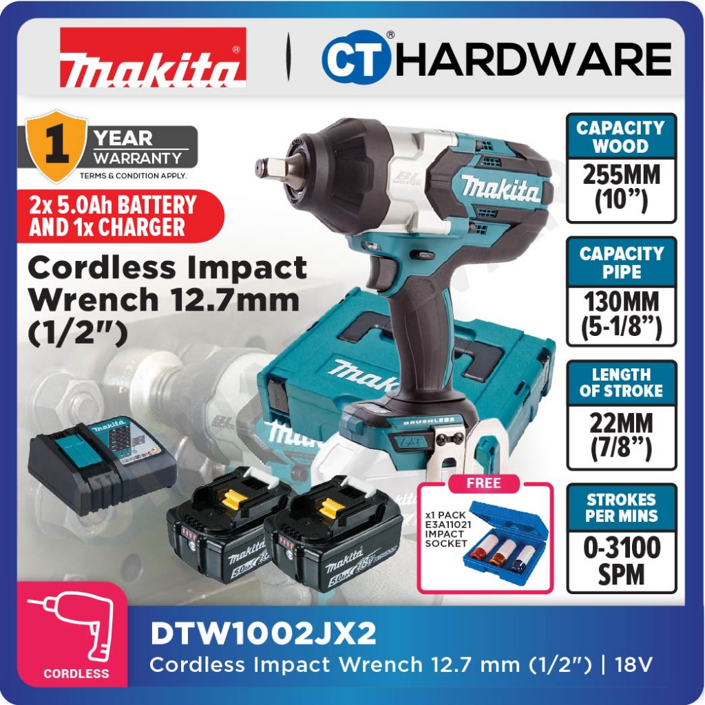 Makita impact wrench online dtw1002z