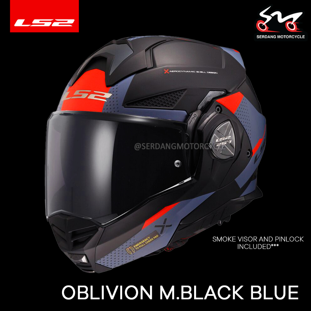 LS2 FF901 ADVANT X CARBON MODULAR HELMET FULL FACE FUTURE SOLID SIRIM ...