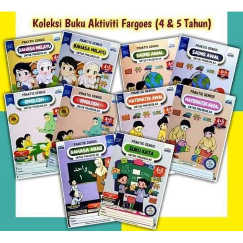 PRAKTIS PINTAR 4&5 TAHUN PRASEKOLAH | Shopee Malaysia