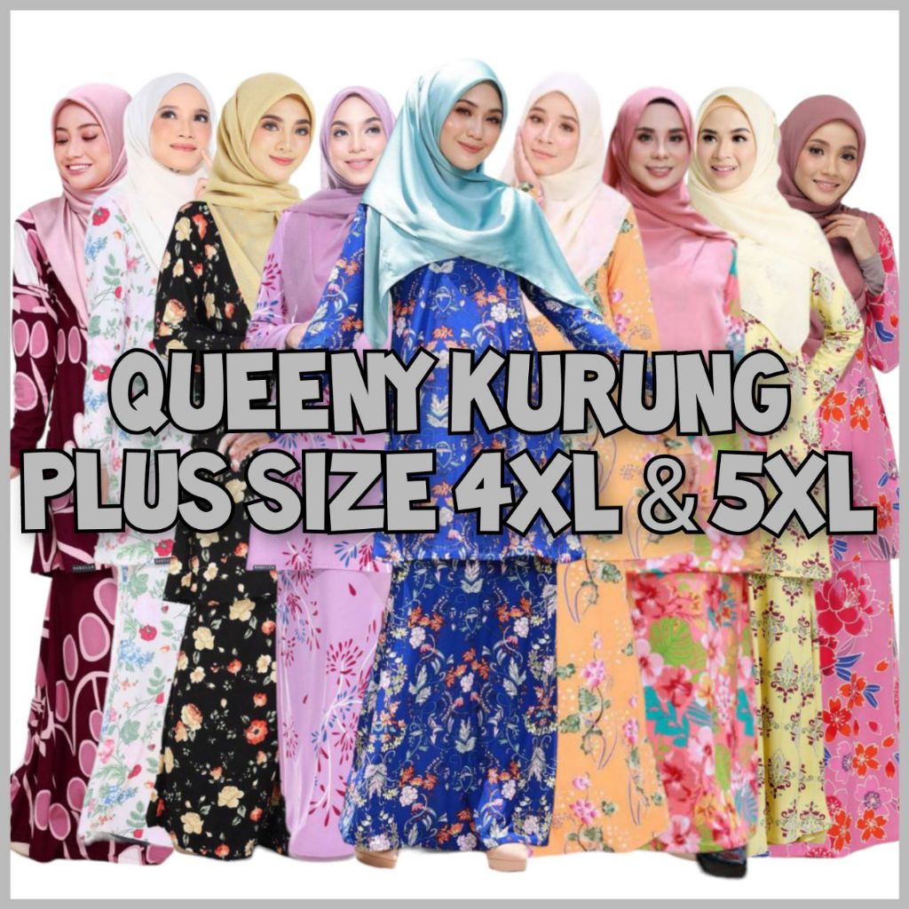 SABELLA PLUS SIZE QUEENY KURUNG MOSSCREPE IRONLESS READYSTOCK LIMITED ...