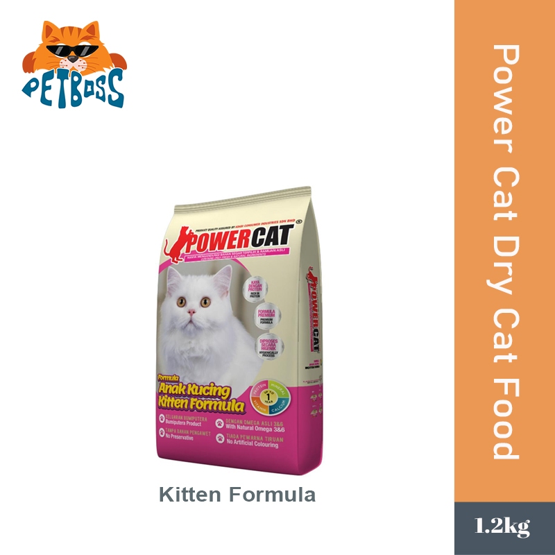POWERCAT Cat Food Kitten Formula (1.2kg) Shopee Malaysia