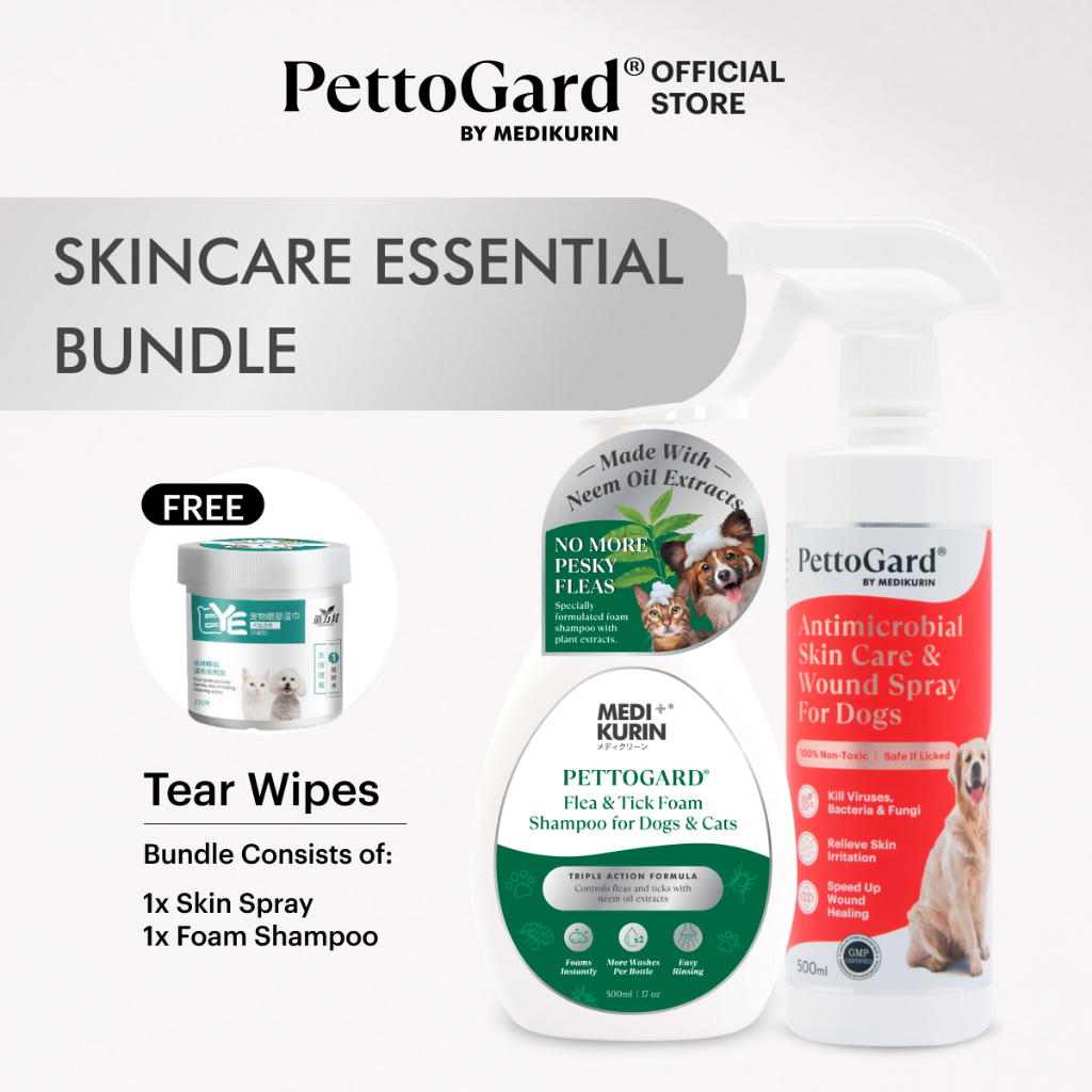 Fresh Look at Pettogard Flea Tick Foam Shampoo For Dogs Cats 500Ml For
