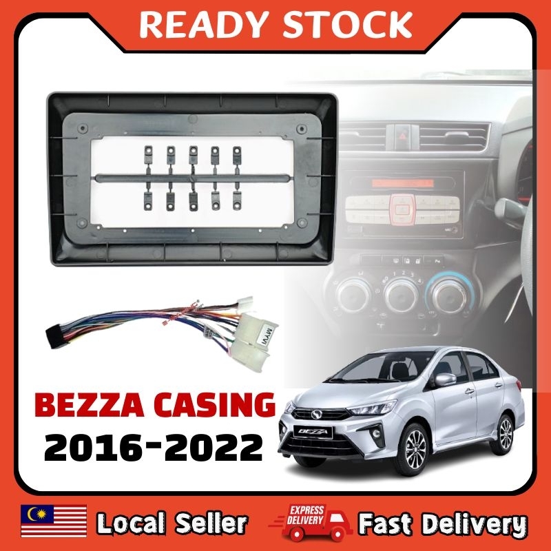 1pc Android Player Casing Perodua Bezza 2014 2015 2016 2017 2018 2019 ...