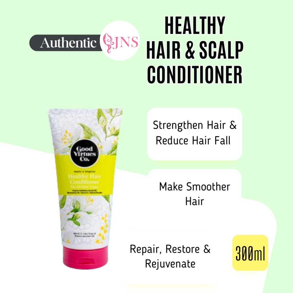 Good Virtues Co Healthy Hair & Scalp Conditioner For All Hair Types ...