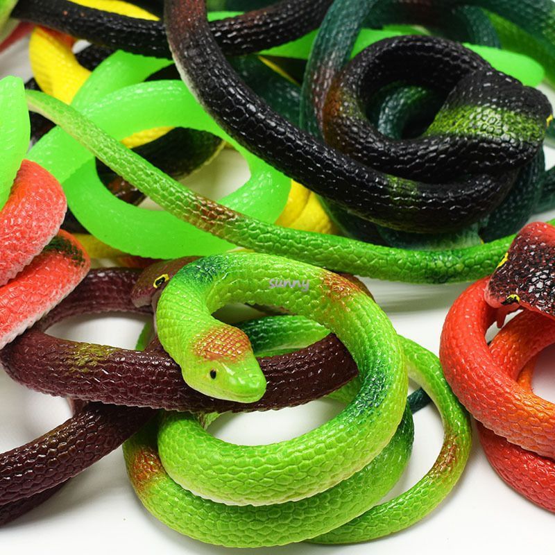Ready Stock Simulation Rubber Snake Toy Snake Model Prank Props ...