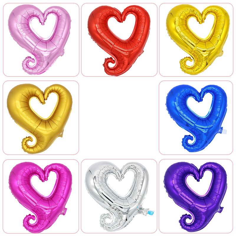 [Ready Stock] 18 Inch Heart Shape Foil Balloons For Birthday Party ...