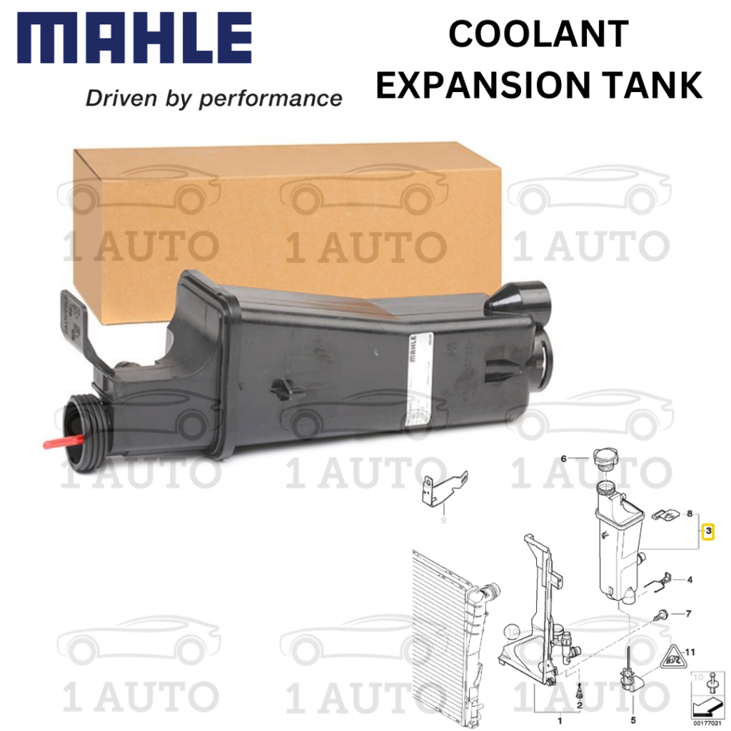 MAHLE GERMANY COOLANT EXPANSION TANK BMW E46 318i M43 Engine 1.9cc
