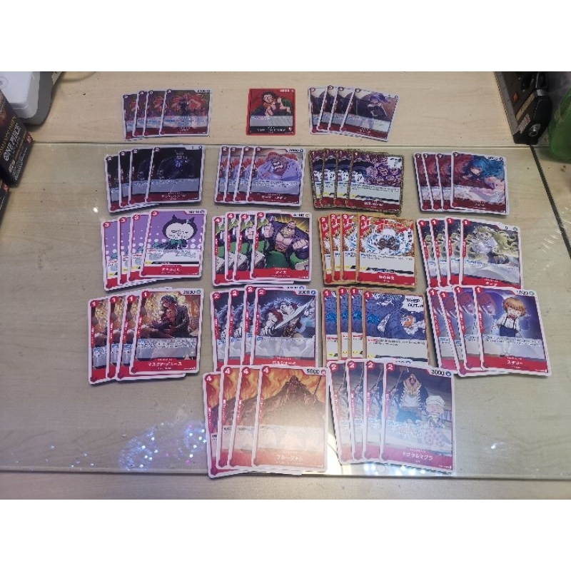 One Piece Card Game Op07 RED CUR PLAYSET | Shopee Malaysia