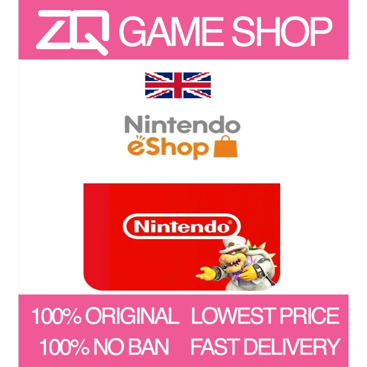 UK NS United Kingdom Nintendo Switch Game Code eShop GBP Instant Delivery Shopee Malaysia