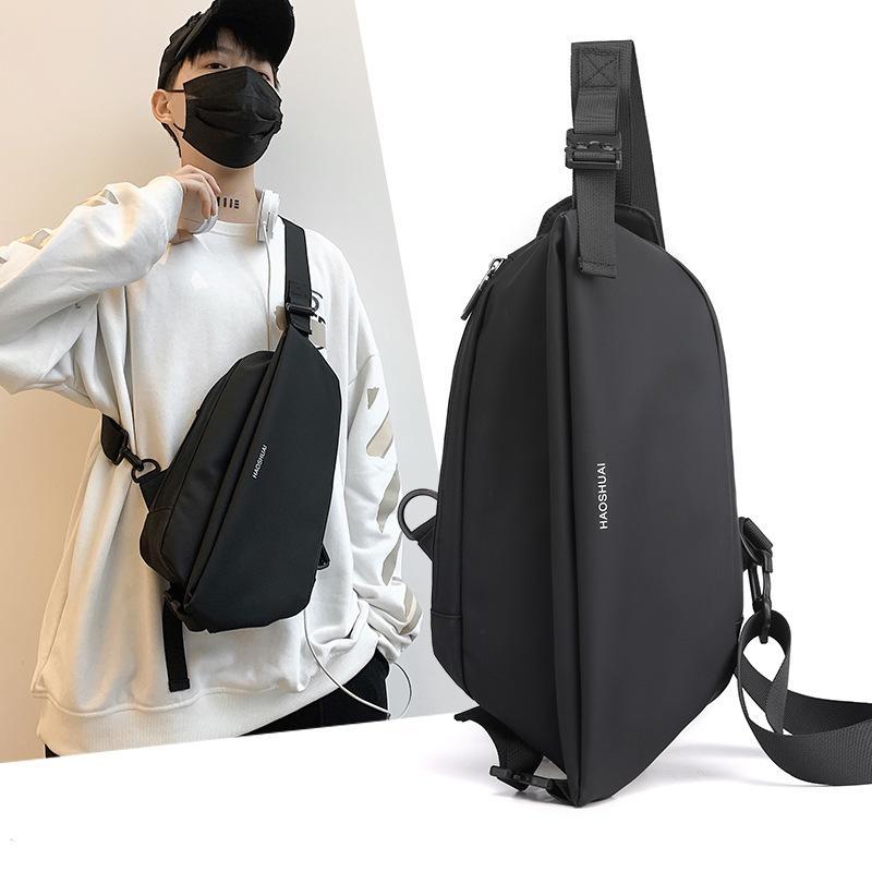Big Storage Mens PREMIUM Elegant Sling Bag Waterproof IPAD storage Nylon Shopee Malaysia