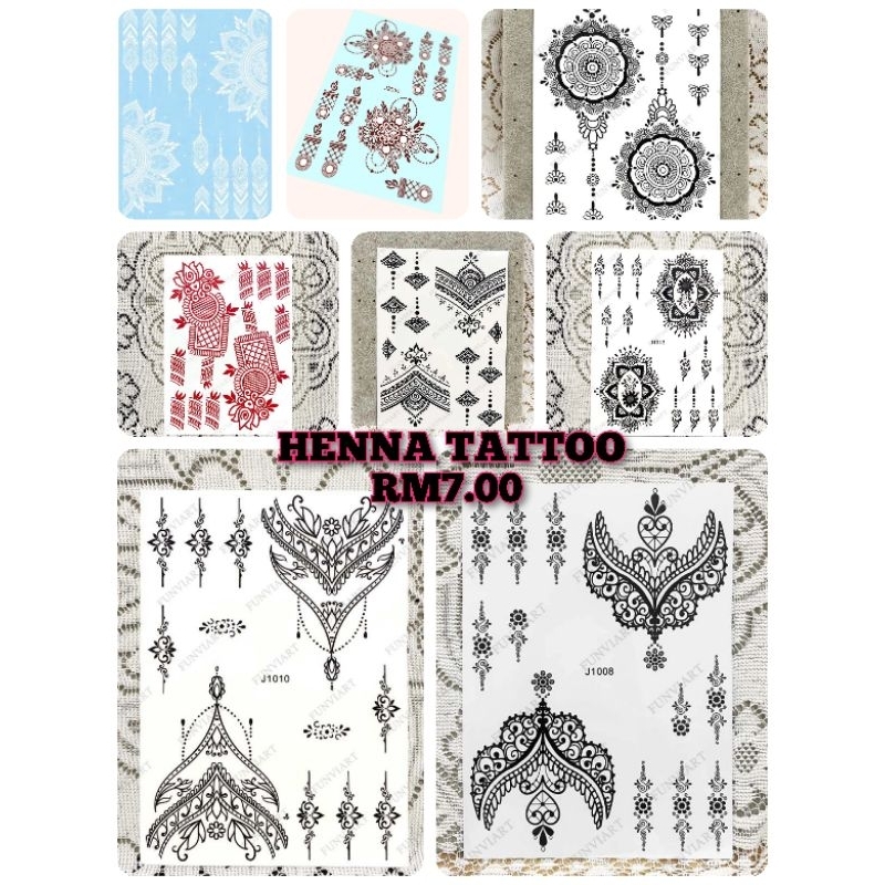 INAI TATTOO (HENNA TATTOO) | Shopee Malaysia