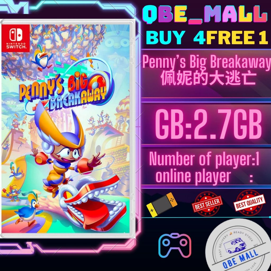 Penny’s Big Breakaway Pennys Big Breakaway 佩妮的大逃亡 佩妮大逃脱 (Nintendo ...