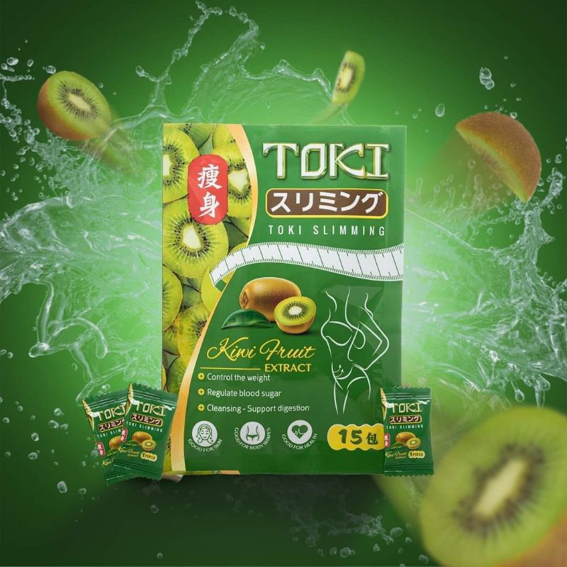 Toki Slimming Kiwi Fruit Extract 15包 1袋 Toki Slimming Candy may be harmful due to hidden drug