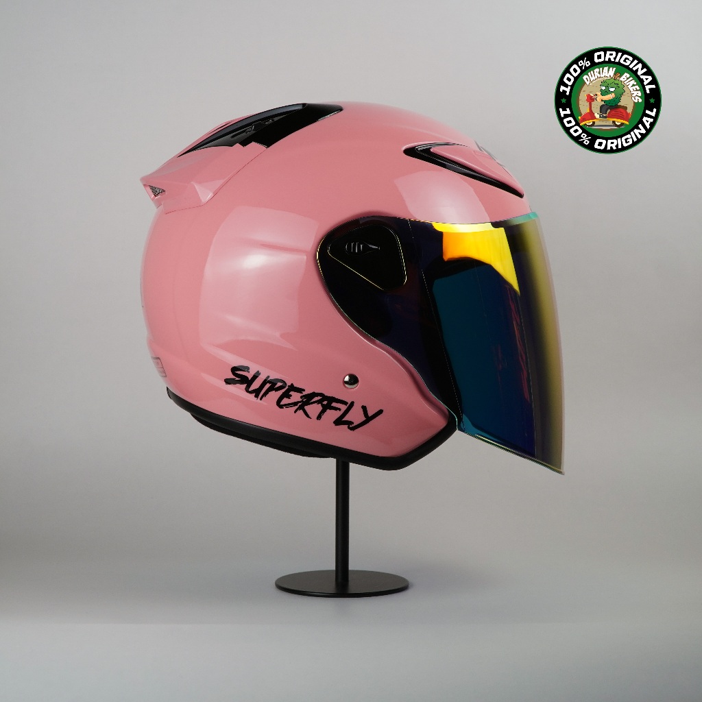 NHK Helmet X SUPERFLY R6 v2 Solid (Nardo Pink Glossy) | Shopee Malaysia