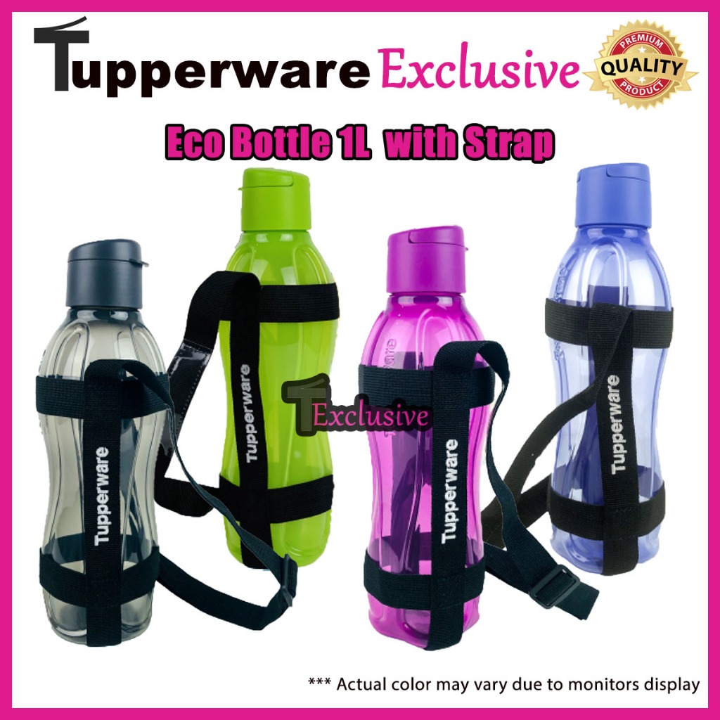 Tupperware Brands Eco Bottles 1L Water Bottles BPA FREE Drinking