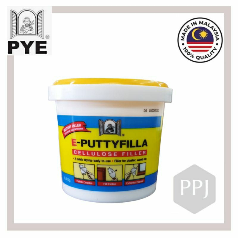 PYE E-PUTTY FILLA / FILLER WHITE COLOUR 0.5KG | Shopee Malaysia