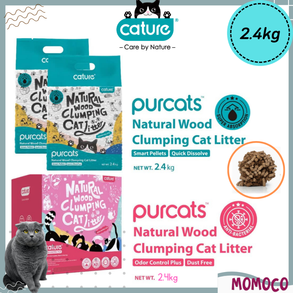 Purcats Cature Premium Natural WOOD Cat Litter Pasir