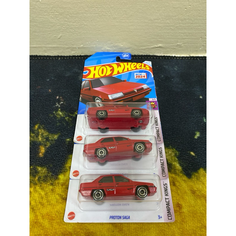 HOT WHEELS PROTON SAGA 2024 (LONG CARD) | Shopee Malaysia