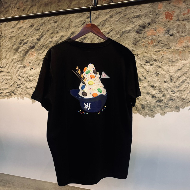 ICECREAM - Coordinato blu con camicia stampata