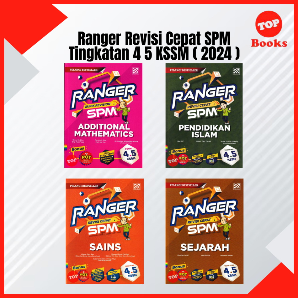 [TOPBOOKS Pelangi] Buku Rujukan : Ranger Revisi Cepat SPM Tingkatan 4 5 ...