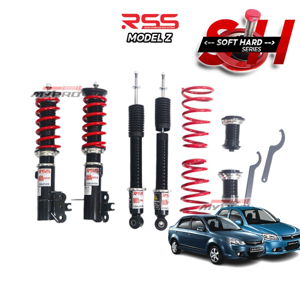 RSS Model Z Adjustable Absorber Suspension High Low Soft Hard Bodyshift
