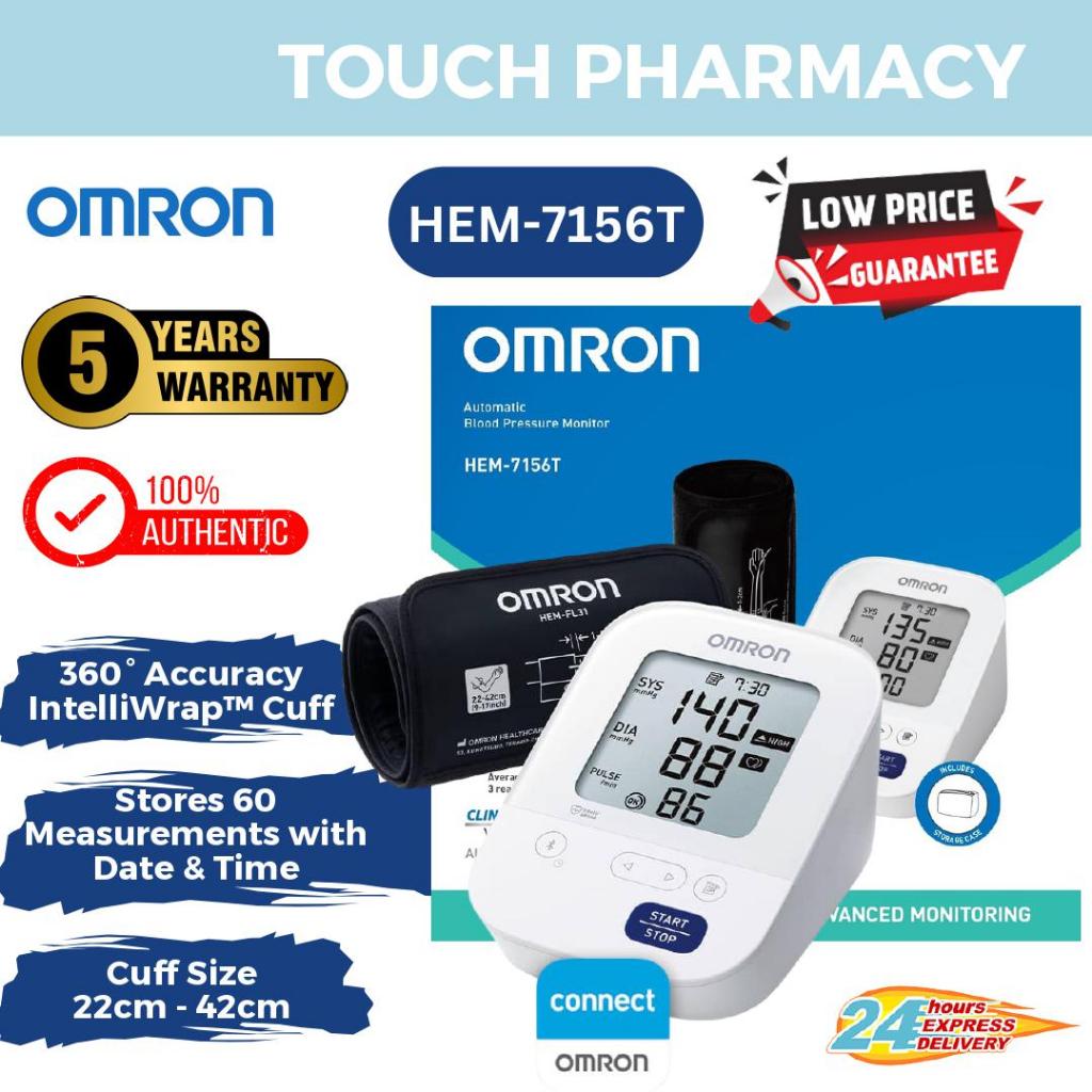 OMRON Automatic Blood Pressure Monitor HEM7156T (Bluetooth connectivity) Shopee Malaysia