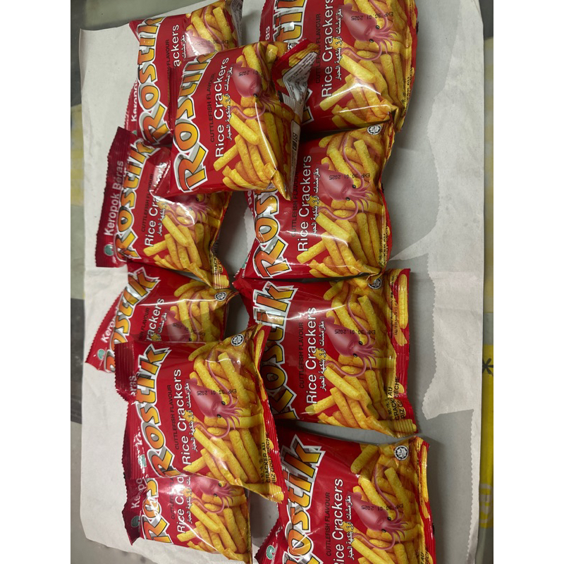 Oriental Rostik Cuttlefish (10’s x 14g) Snak Childhood Snak Keropok ...
