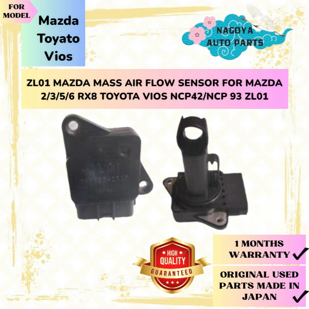 ZL01 MAZDA MASS AIR FLOW SENSOR FOR MAZDA 2/3/5/6 RX8 TOYOTA VIOS NCP42