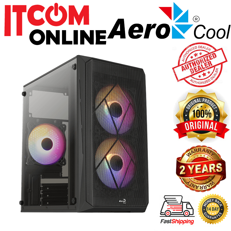 AEROCOOL CS-107 MATX CASING (CS-107-A-BK-V2) BLK | Shopee Malaysia