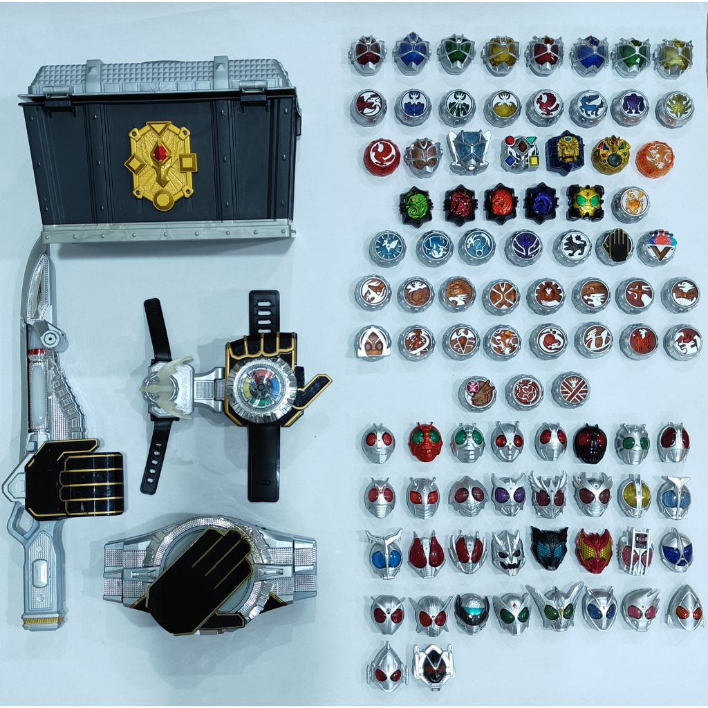 Bandai Set Kamen Rider Wizard Transformation driver weapon and box set ...