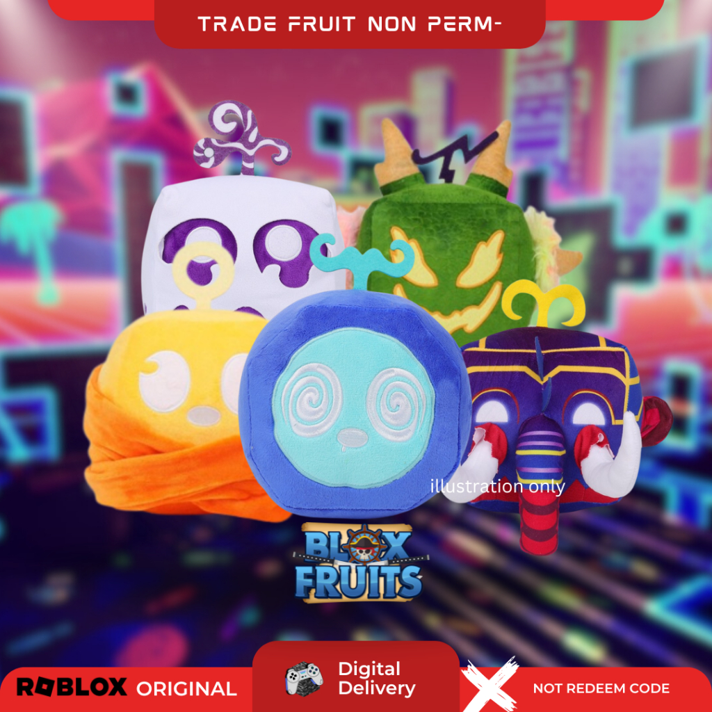 Blox fruit promo plushies