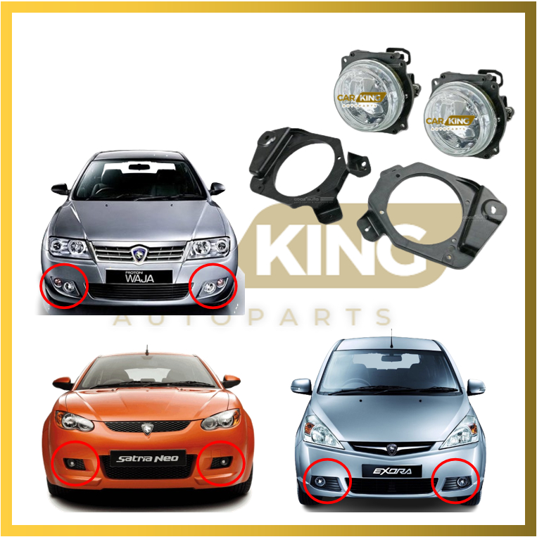 PROTON EXORA, WAJA CAMPRO, SATRIA NEO FOG LAMP (WITH BRACKET)/LAMPU ...