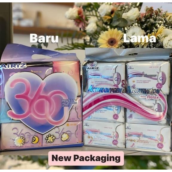 Sanitary Pad Airiz Relax (Set) Shopee Malaysia