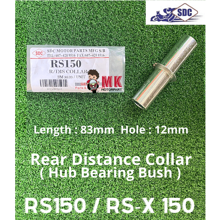 REAR DISTANCE COLLAR Honda RS150 / RSX 150 Hub Bearing Bush Tengah ...