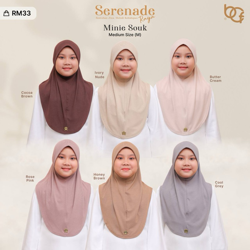 (KIDS S DAN M) MINIE SOUK BYCHEFIZA - TUDUNG SARUNG KANAK-KANAK ...