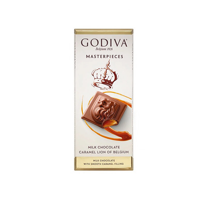 Godiva Masterpieces Milk Chocolate Caramel Lion Of Belgium 86gram ...