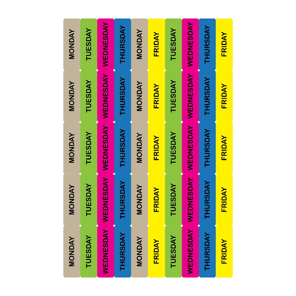 STIKER JADUAL SEKOLAH - TIMETABLE STICKER - SCHEDULE STICKER | Shopee ...